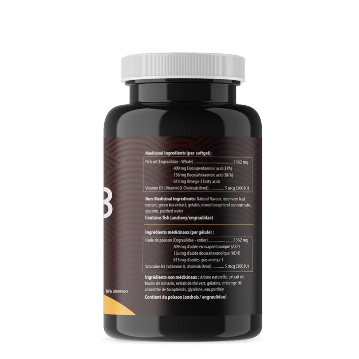 AquaOmega Omega-3 Standard 240 Softgels - Five Natural