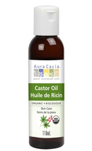 Aura Cacia Castor Oil Organic 118mL - Five Natural