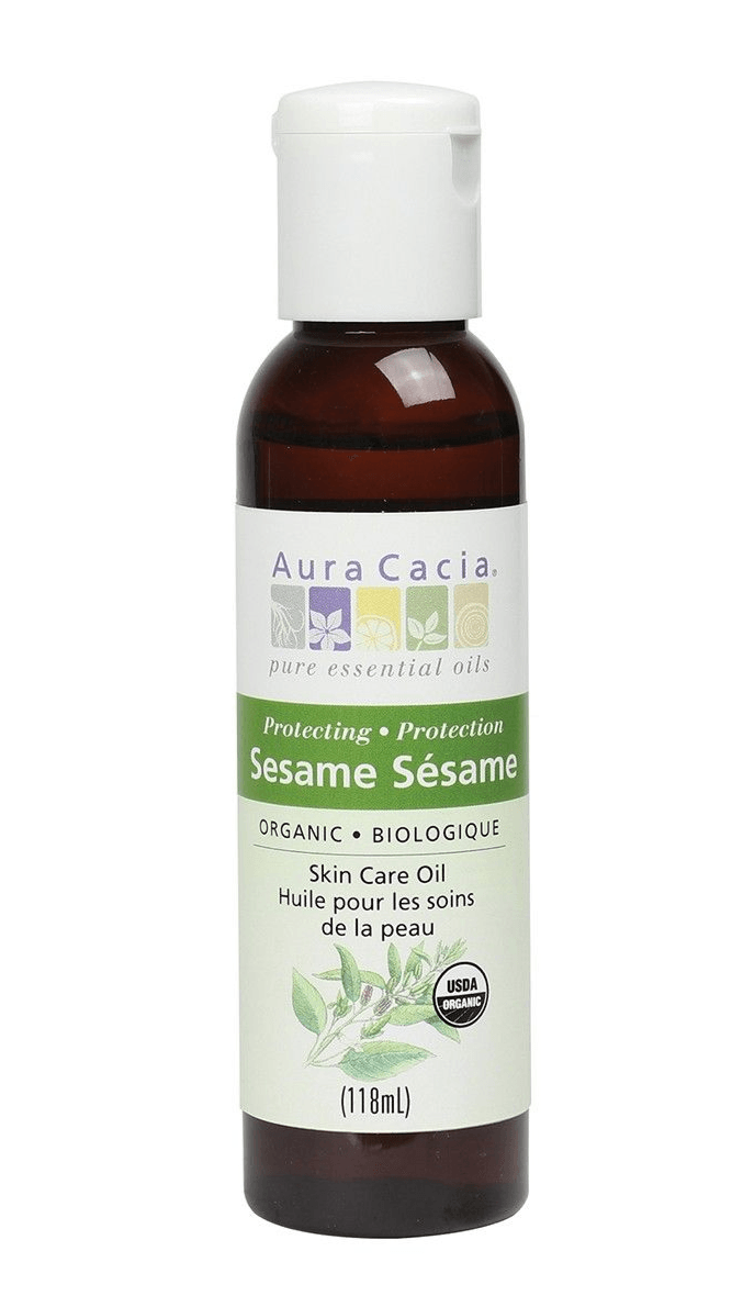 Aura Cacia Organic Sesame Oil 118mL - Five Natural
