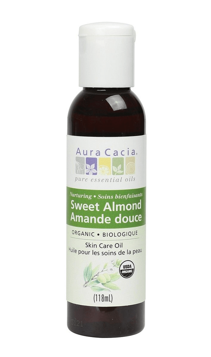 Aura Cacia Organic Sweet Almond Oil 118mL - Five Natural