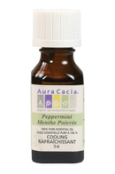 Aura Cacia Peppermint Oil 15mL - Five Natural