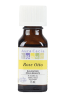 Aura Cacia Rose Otto in Jojoba Oil 15mL - Five Natural