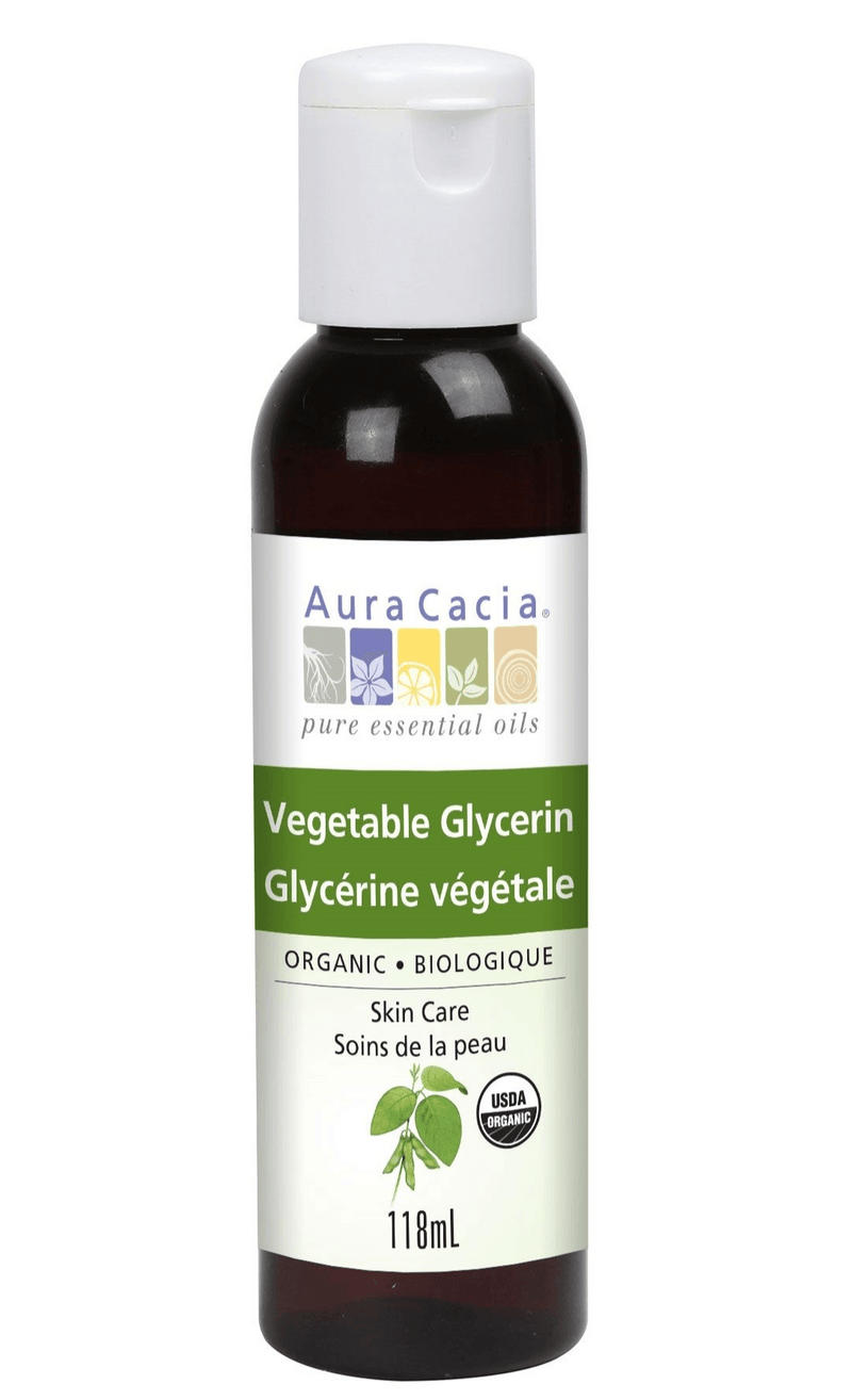 Aura Cacia Vegetable Glycerin Organic 118mL - Five Natural