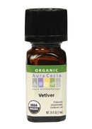 Aura Cacia Vetiver Certified Organic Essential Oil 7mL - Five Natural