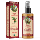 Badger Balms Ginger Deep Tissue Massage Oil 113g - Five Natural