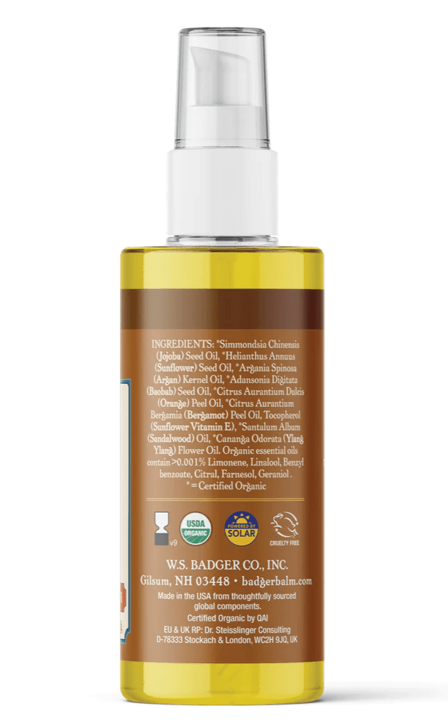 Badger Balms Hair Oil - Argan 59ml - Five Natural