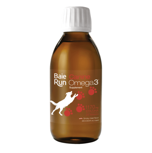 Baie Run Canine Omega-3 Smokey Meat 200mL - Five Natural