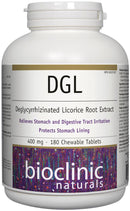 Bioclinic Naturals DGL 400mg 180 Chewable Tablets - Five Natural