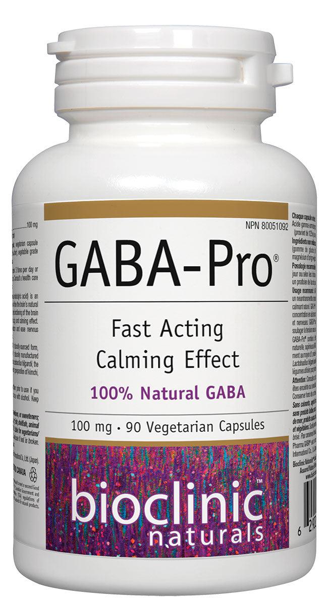 Bioclinic Naturals GABA-Pro® 100mg 90 Veg Capsules - Five Natural