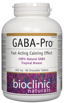 Bioclinic Naturals GABA-Pro® 100mg Tropical Breeze 90 Chewable Tablets - Five Natural