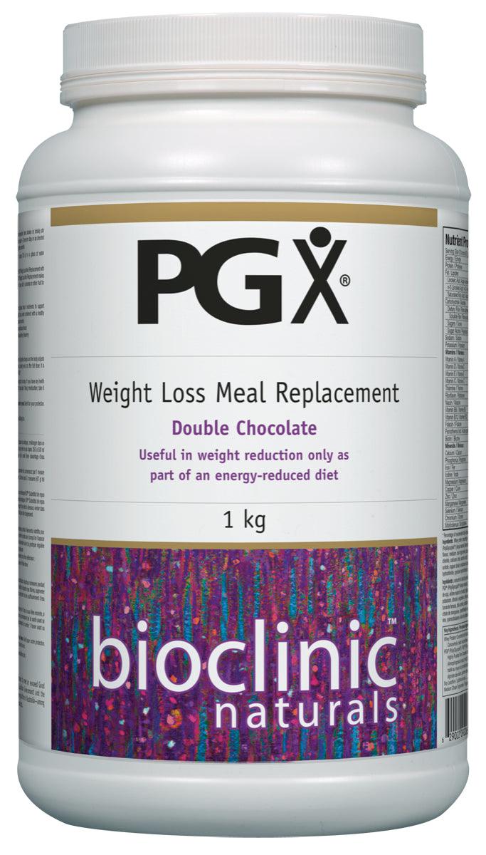 Bioclinic Naturals PGX Weight Loss Meal Replacement Double Chocolate 1kg - Five Natural