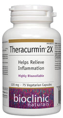 Bioclinic Naturals Theracurmin 2X 75 Veg Capsules - Five Natural