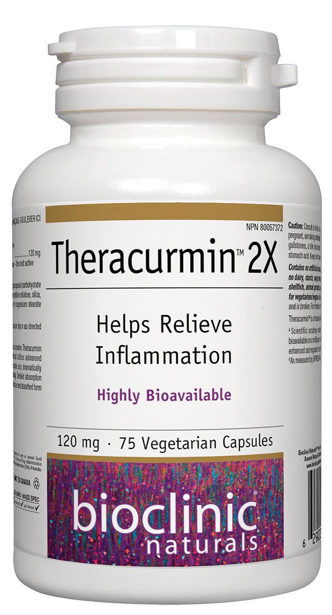 Bioclinic Naturals Theracurmin 2X 75 Veg Capsules - Five Natural