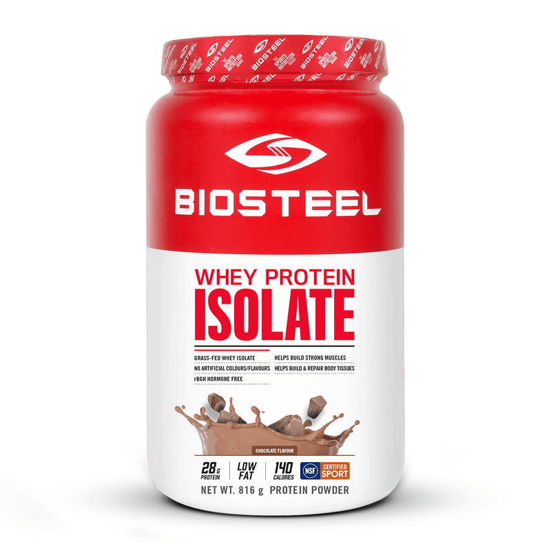 BioSteel Whey Protein Isolate Chocolate 816g - Five Natural