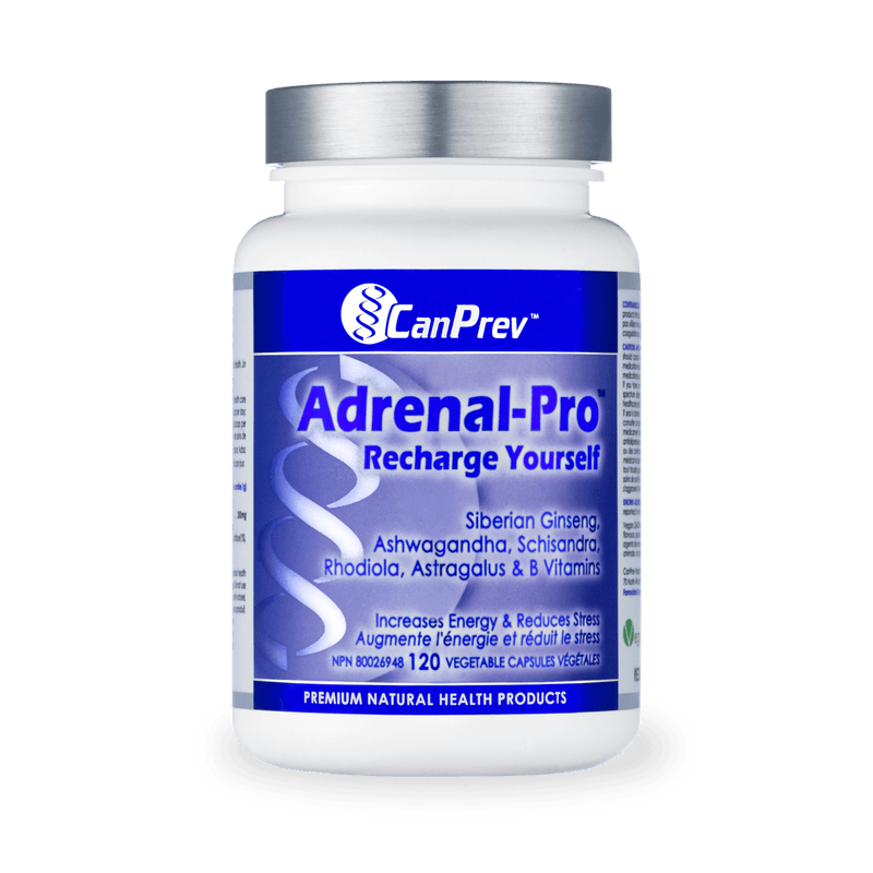 CanPrev Adrenal-Pro Recharge Yourself 120 Veg Capsules - Five Natural
