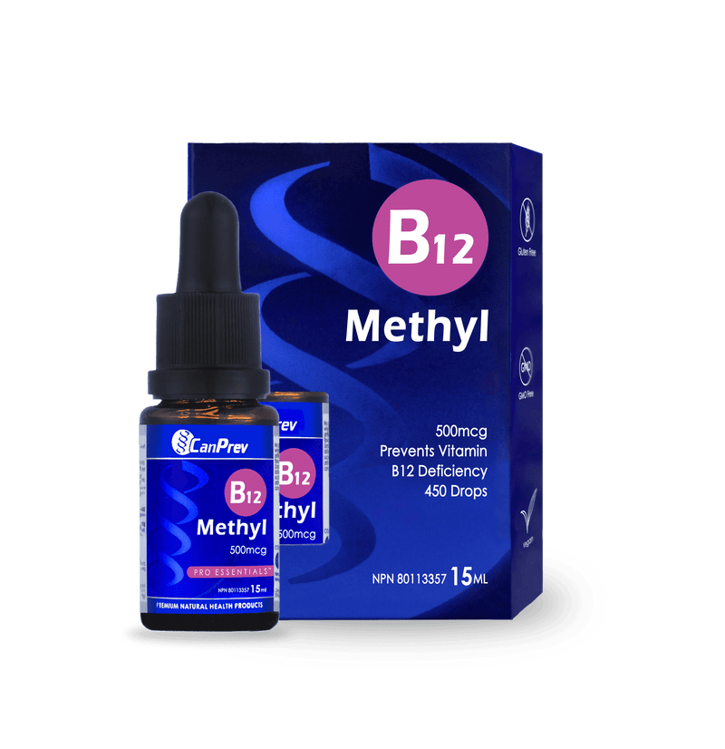 CanPrev B12 Methyl 500mcg 15mL - Five Natural