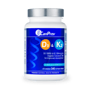 CanPrev D3 & K2 in Organic Coconut Oil 240 Softgels - Five Natural