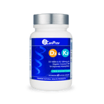 CanPrev D3 & K2 in Organic Coconut Oil 60 Softgels - Five Natural