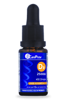 CanPrev D3 Drops 2500IU MCT Base 15mL - Five Natural