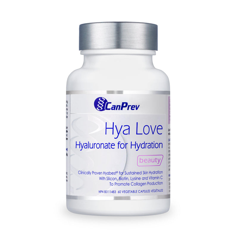 CanPrev Hya Love Hyaluronate for Hydration 60 Veg Capsules - Five Natural