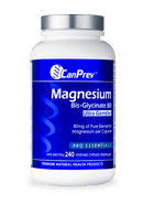 CanPrev Magnesium Bis-Glycinate 80 Ultra Gentle 240 Veg Capsules - Five Natural