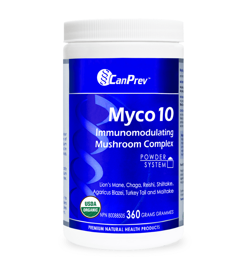CanPrev Myco10 Immunomodulating Mushroom Complex 360g - Five Natural