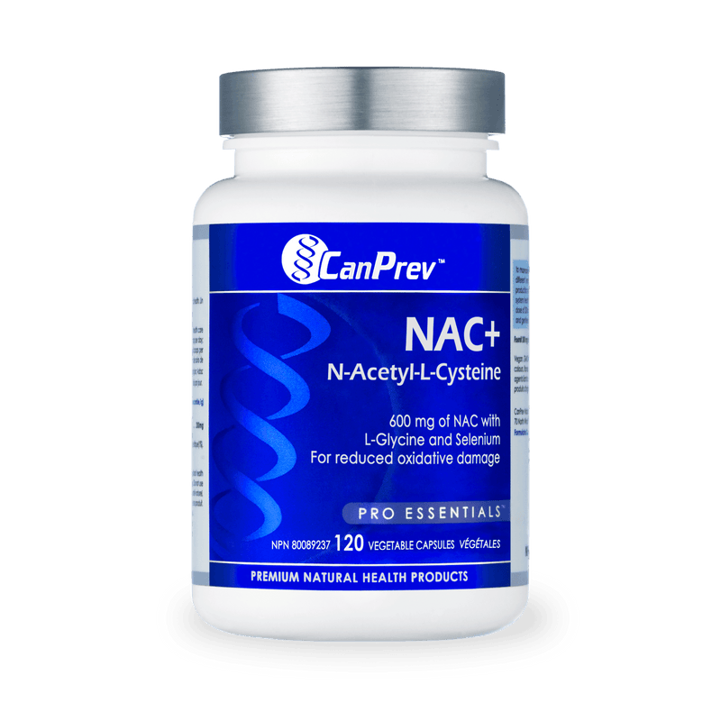 CanPrev NAC+ N-Acetyl-L-Cysteine 120 Veg Capsules - Five Natural