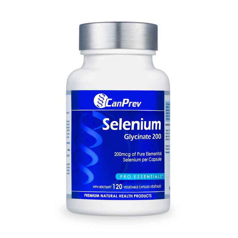 CanPrev Selenium Glycinate 200 120 Veg Capsules - Five Natural