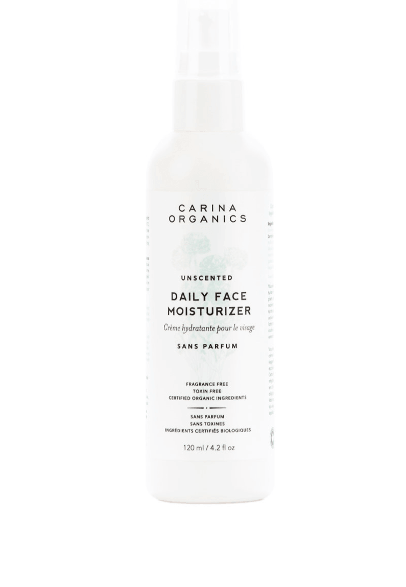 Carina Organics Unscented Face Moisturizer 120ml - Five Natural