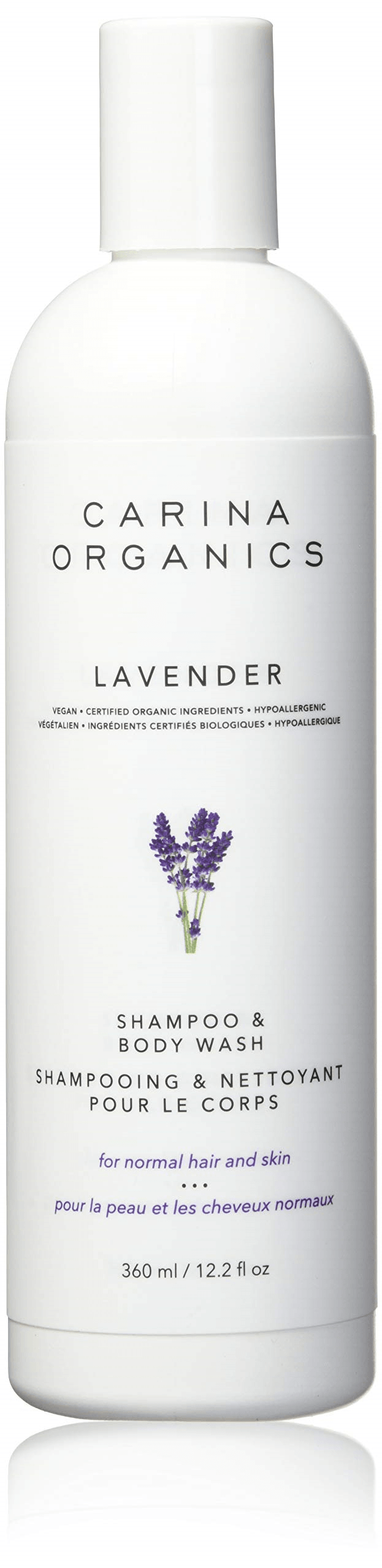 Carina Organics Lavender Shampoo & Body Wash 360ml - Five Natural