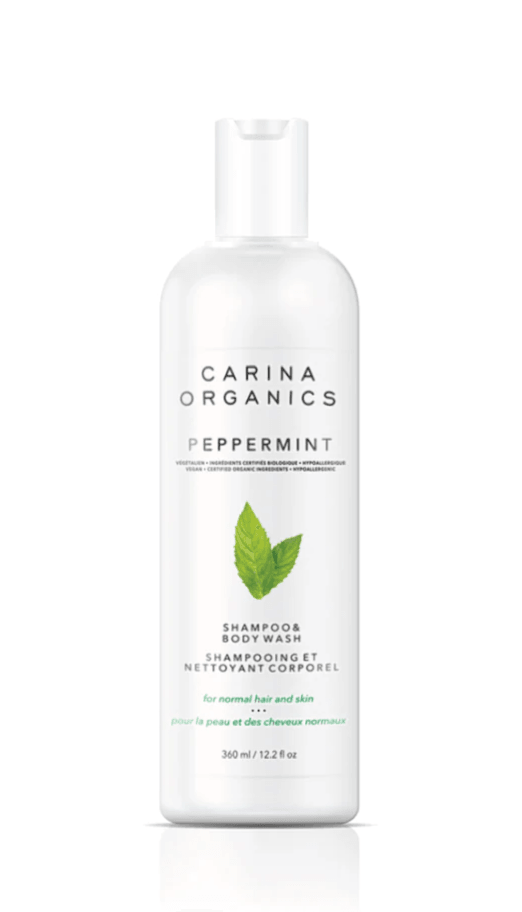 Carina Organics Peppermint Shampoo & Body Wash 360ml - Five Natural