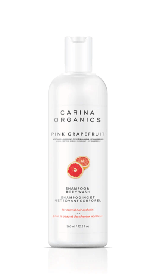 Carina Organics Pink Grapefruit Shampoo & Body Wash 360ml - Five Natural