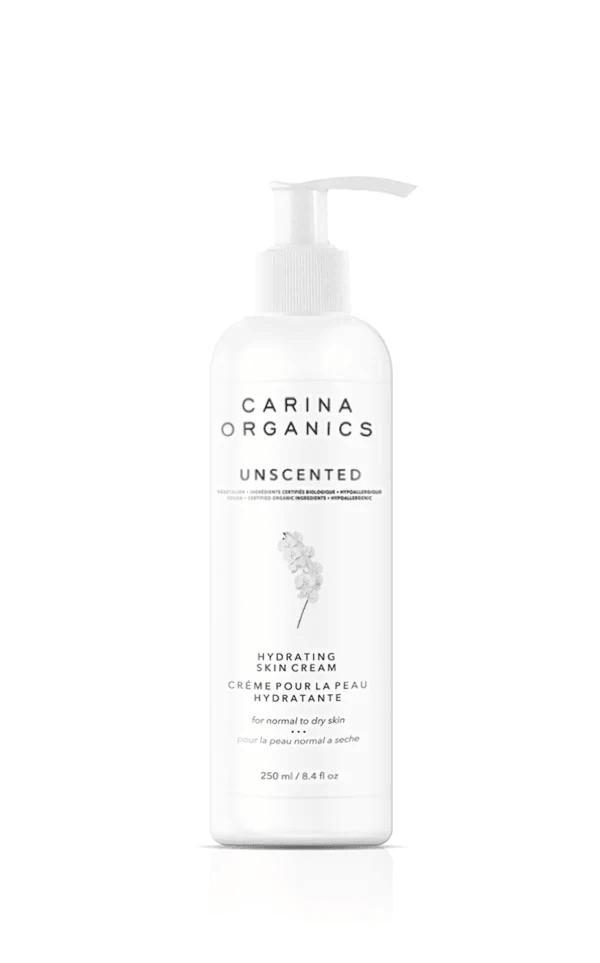 Carina Organics Unscented Skin Cream 250ml - Five Natural