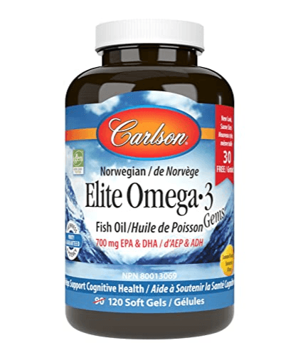 Carlson Elite Omega-3 120 Softgels - Five Natural