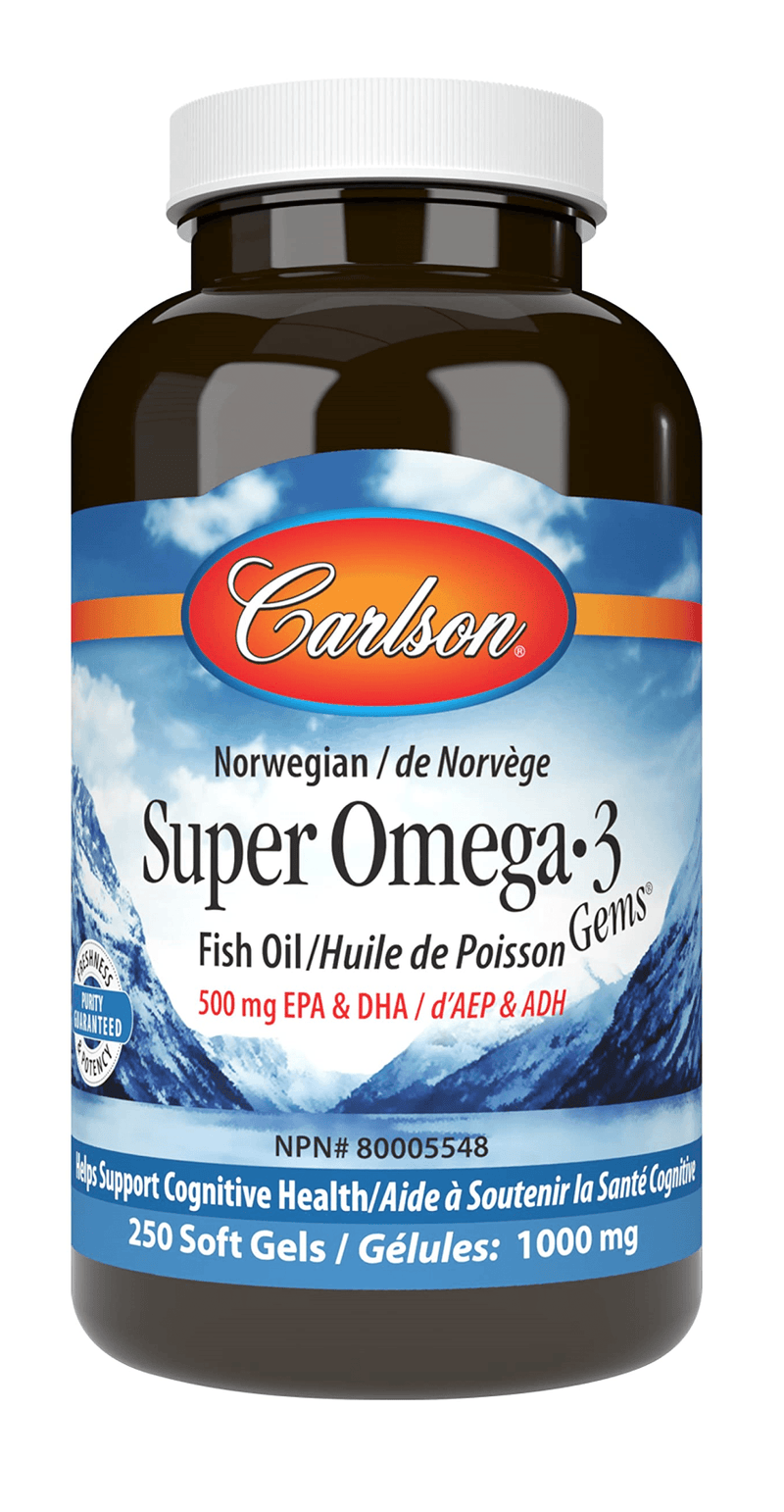 Carlson Super Omega-3 250 Softgels - Five Natural