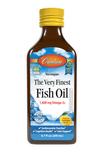Carlson The Very Finest Fish Oil Lemon 200mL - Five Natural