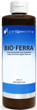 Bio·Ferra - Liquid Iron Supplement - Green Apple 300 mL - Five Natural