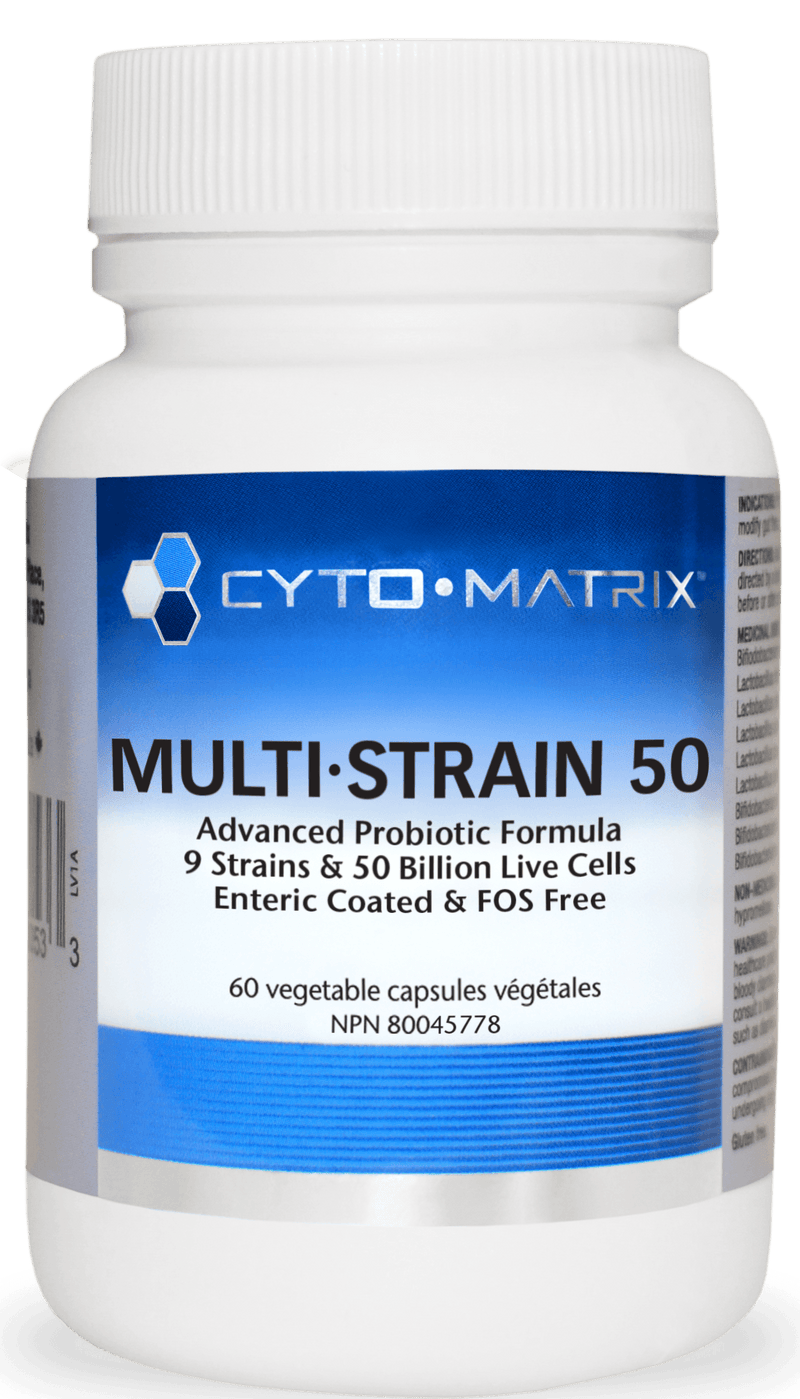Multi·Strain 50 60 Veg Capsules - Five Natural
