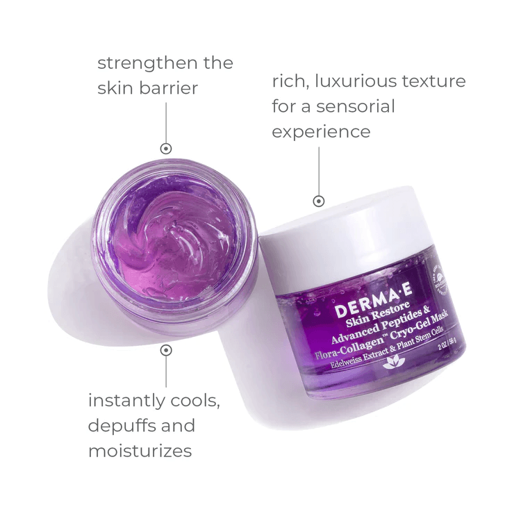 Derma E Advanced Peptides & Flora-Collagen Gel Mask 56g - Five Natural