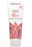 Derma E Body Lotion Rosehip & Almond Shea 227g - Five Natural
