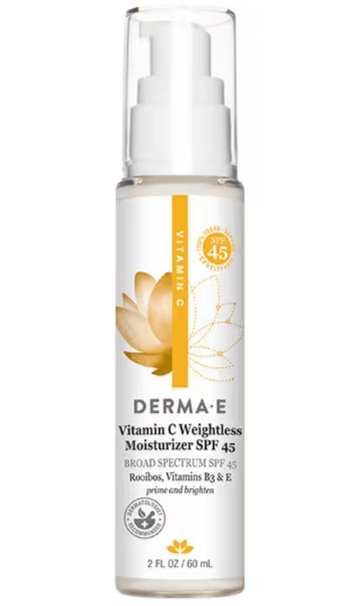 Derma E Brightening Weightless Moisturizer SPF45 60ml - Five Natural