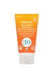 Derma E SPF30 Clear Zinc Face Sunscreen 56g - Five Natural