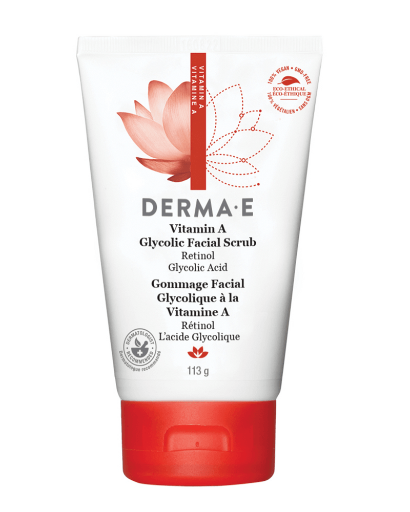 Derma E Vitamin A Glycolic Facial Scrub 113g - Five Natural