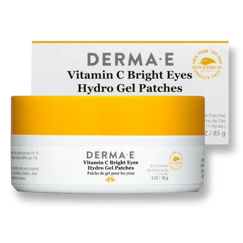 Derma E Vitamin C Bright Eye Gel 60 Pads - Five Natural