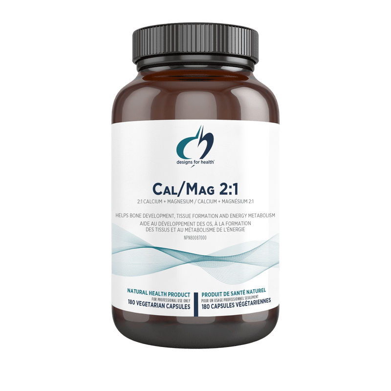 Designs for Health Cal/Mag 2:1 180 Capsules - Five Natural