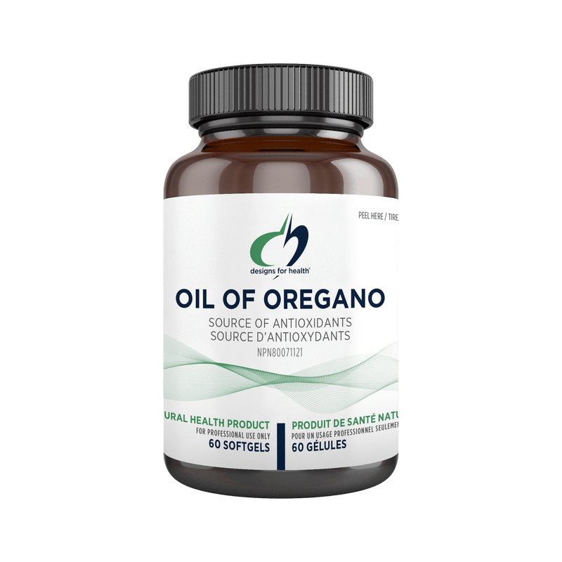 Designs for Health Oil of Oregano 60 Softgels - Five Natural