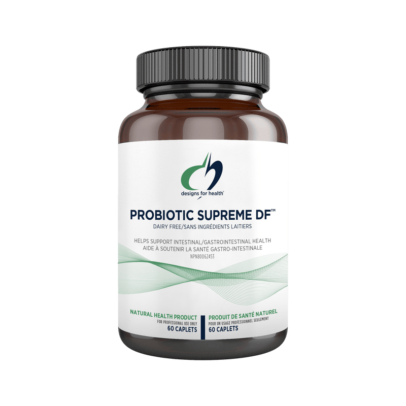 Designs for Health Probiotic Supreme DF™ 60 Caplets - Five Natural