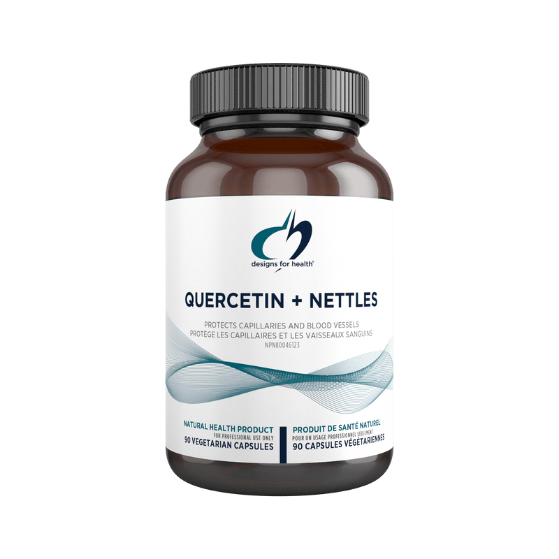 Designs for Health Quercetin + Nettles 90 Capsules - Five Natural