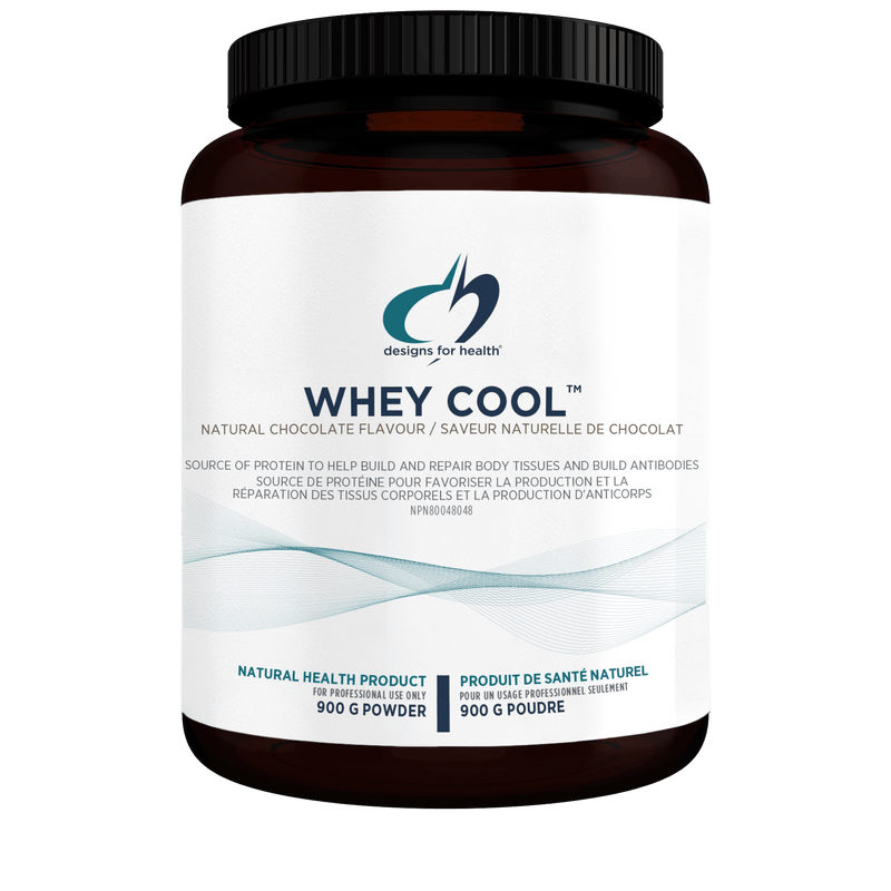Designs for Health Whey Cool™ Chocolate 900g Powder - Five Natural