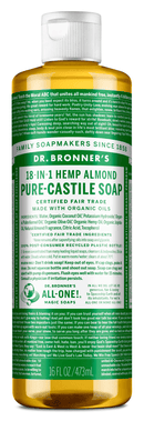 Dr. Bronner's Almond Pure-Castile Soap 473ml - Five Natural